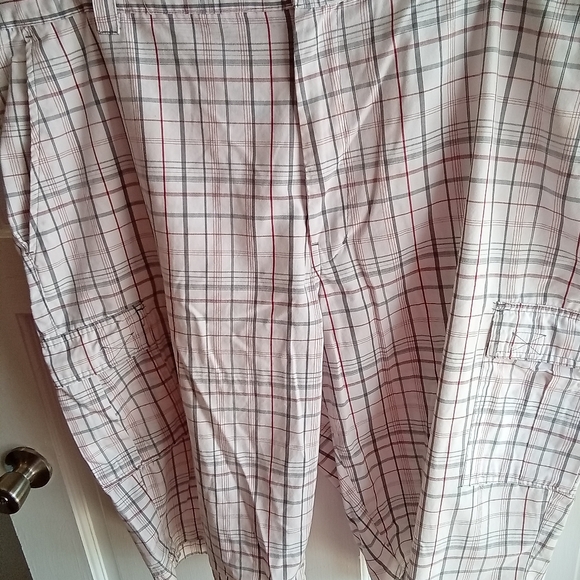 Galaxy By Harvic Other - 2-$10 Men's Galaxy by Harvic Big and Tall Plaid Cargo Shorts size 48